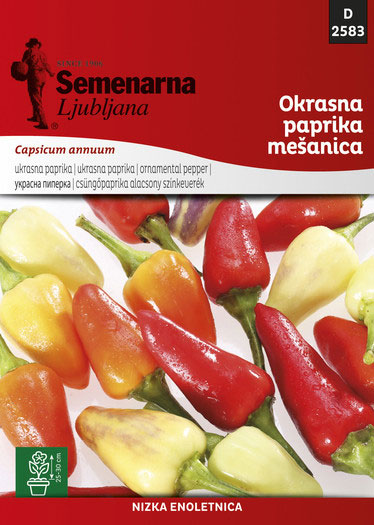 Ukrasna paprika - seme - Capsicum annuum 2583 - Image 1