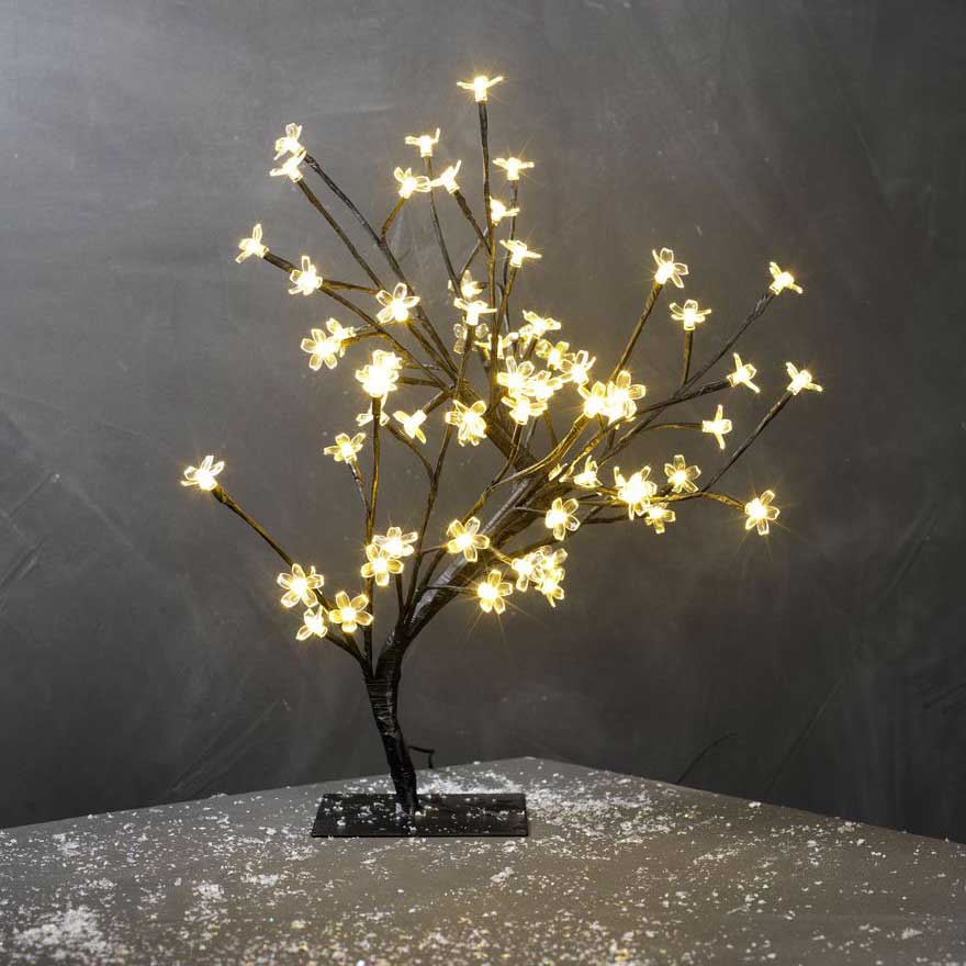 LED Bonsai Svetleće Drvo 45 cm - Toplo Belo Svetlo - Image 1