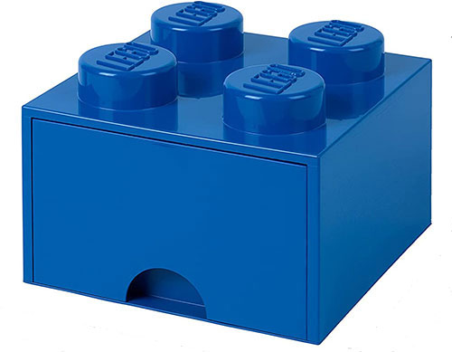 Stona fioka LEGO® Kocka 4 15x15x11cm plava 4020 - Image 1