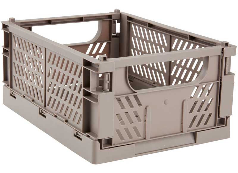 Sklopiva gajbica za odlaganje stvari 25x34x15cm Siva - Image 1