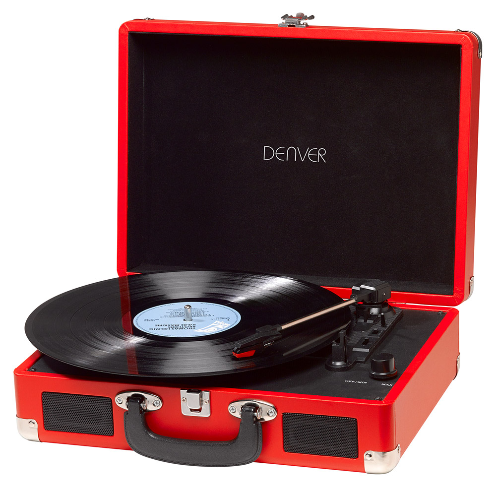 Prenosni gramofon Denver VPL-120RED