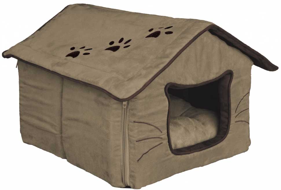 Krevet za mačku u obliku kućice Trixie Hilla Sand 36334