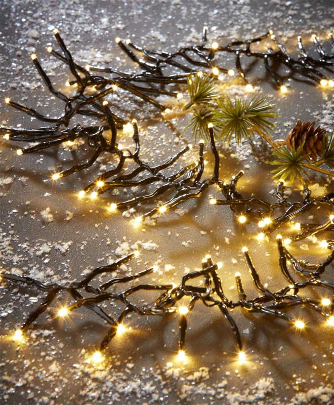 Dekorativni svetleći niz sa 1000 lampica za spoljnu upotrebu Mist