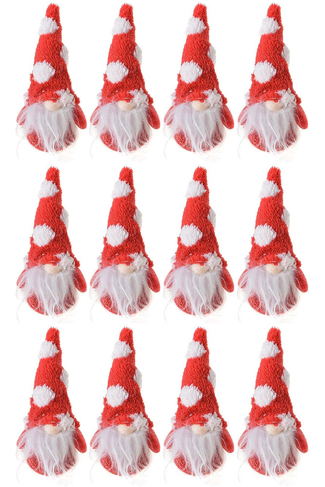 Sweetums novogodišnja dekoracija, patuljci dečaci 17 cm 12 kom