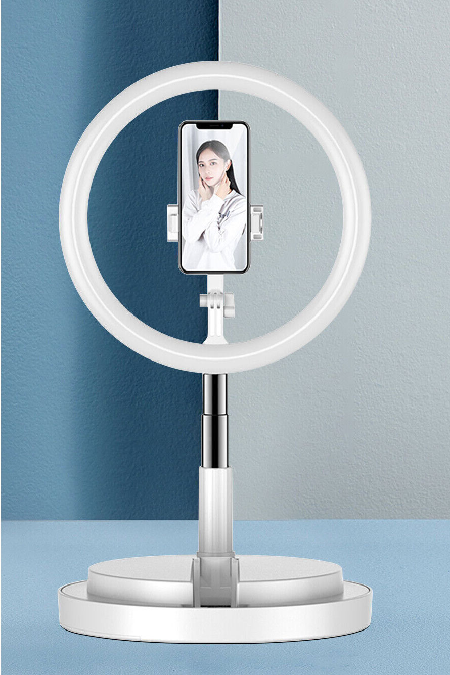Selfi stalak sa LED svetlom Ring stand white