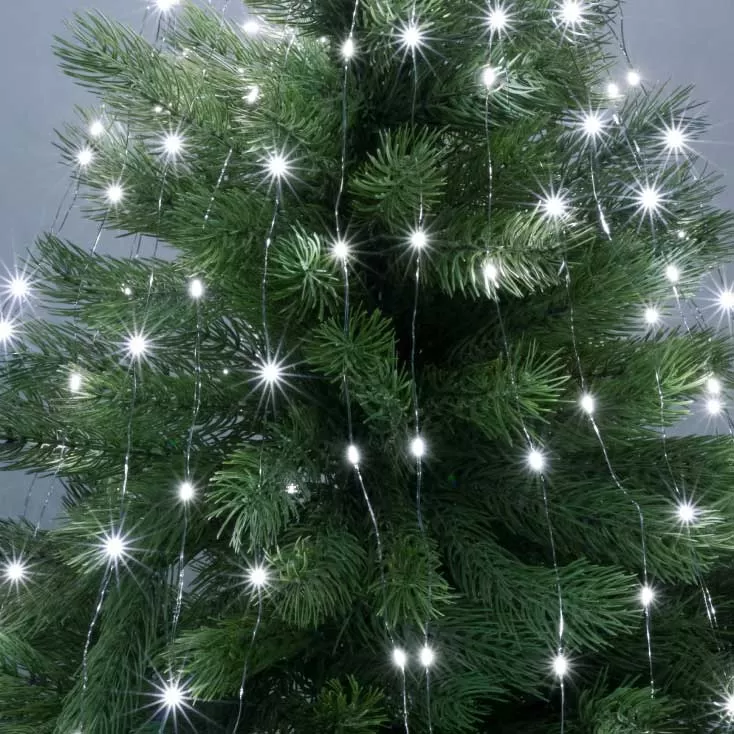 Račvasti svetleći niz sa 200 hladno belih LED dioda ML200/WH