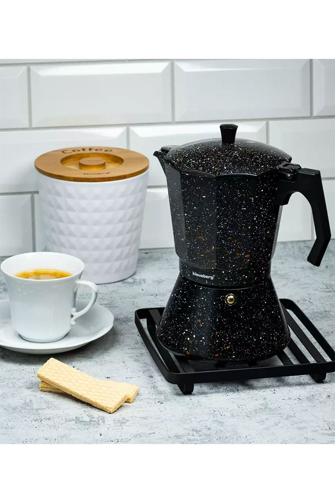 Indukcioni aparat za 6 šoljica espresso kafe Klausberg Moka Express KB7159