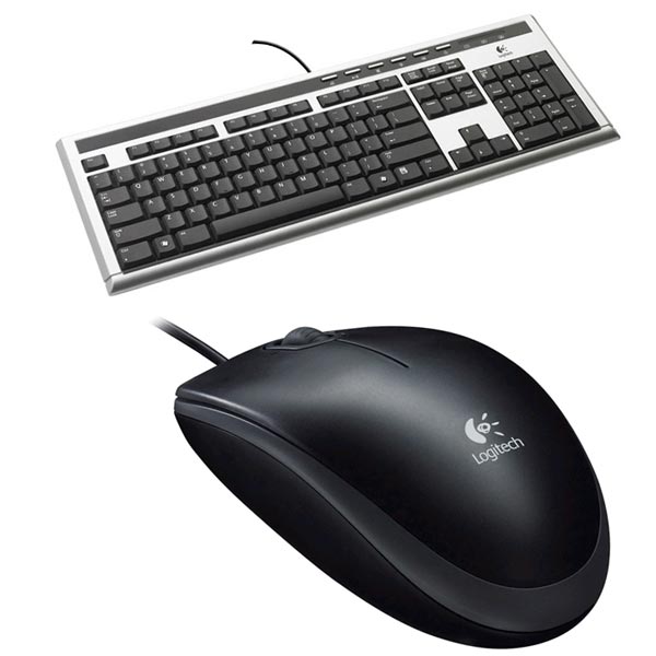 Logitech Ultrax Tastatura + Logitech B110 Miš