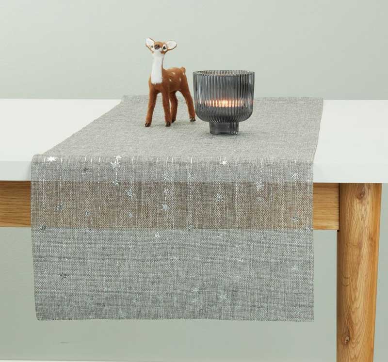 Novogodišnji nadstolnjak za praznične aranžmane 35x300 Silver