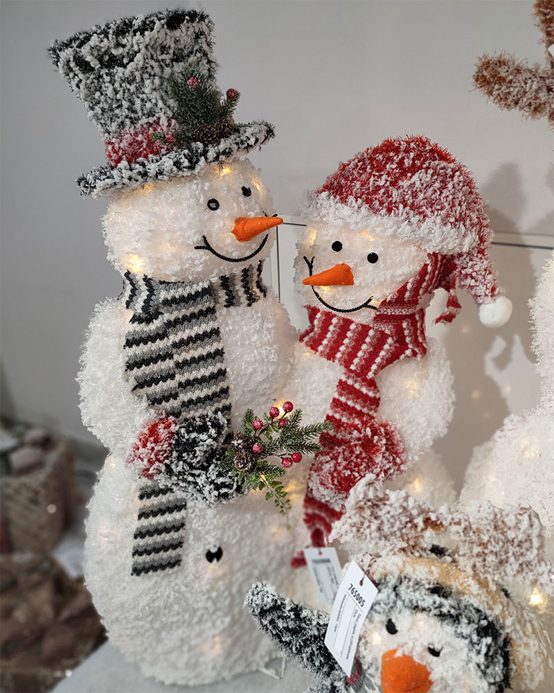 Tinsel LED Svetleći Sneško 100 cm Za Spoljnu Upotrebu