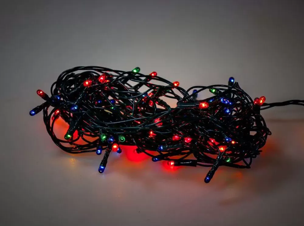 Novogodišnje sijalice 100LED 5m multikolor sa kontrolorom