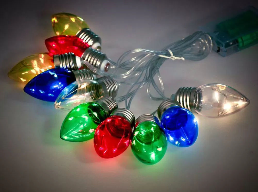 Novogodišnje sijalice 10LED 3m multikolor na baterije