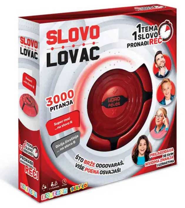 Slovolovac Društvena Igra za 2 do 4 Igrača