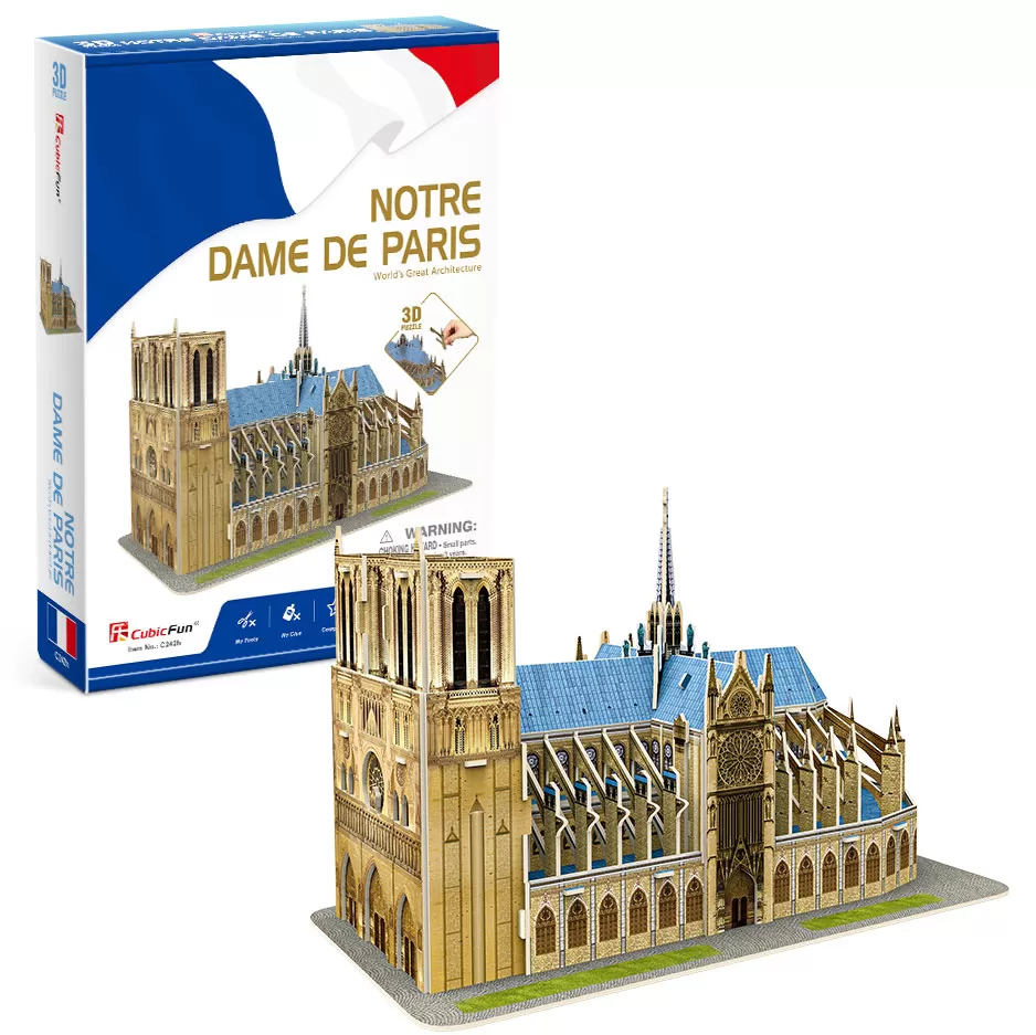 CubicFun 3D Puzzle Notre Dame de Paris C242h