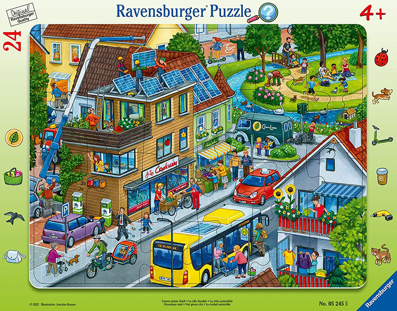 Zeleni grad Puzzle slagalica 24 dela Ravensburger 05245