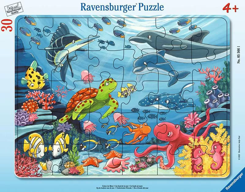 Podvodni svet Puzzle slagalica 30 delova Ravensburger 05566
