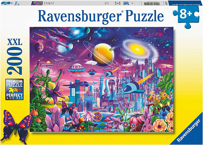 Ravensburger Puzzle slagalica 200 XXL delova Kosmički grad 13291