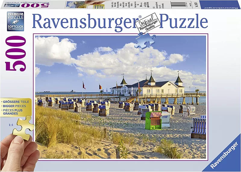 Ravensburger Puzzle slagalica 500 delova Plaža u Albeku 13652