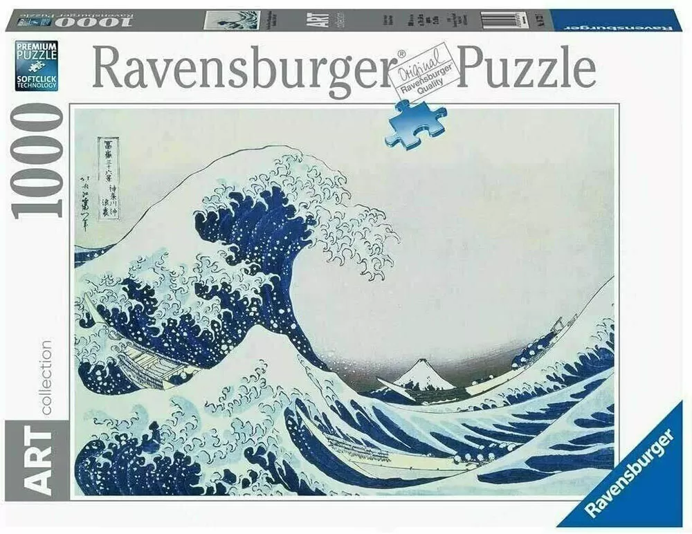 Ravensburger Puzzle slagalica 1000 delova Veliki talas Kanagve 12000107