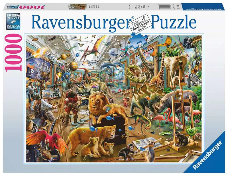 Ravensburger Puzzle slagalica 1000 delova Haos u galeriji 16996