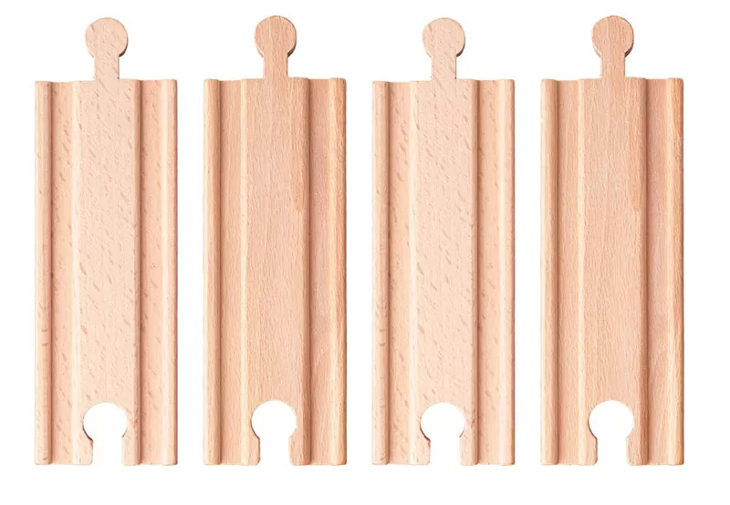 WOODY Delovi za drvenu prugu - Kratke šine 90561