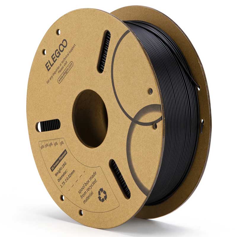 Elegoo PLA Filament 1.75mm za FDM 3D štmpače 1000g Crna