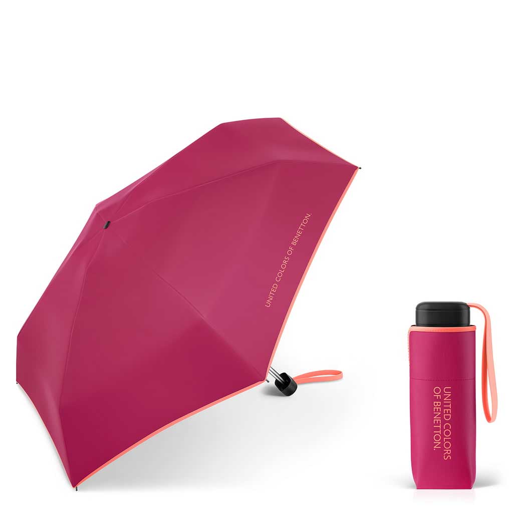 BENETTON Kišobran Ultra Mini Flat Bright Rose
