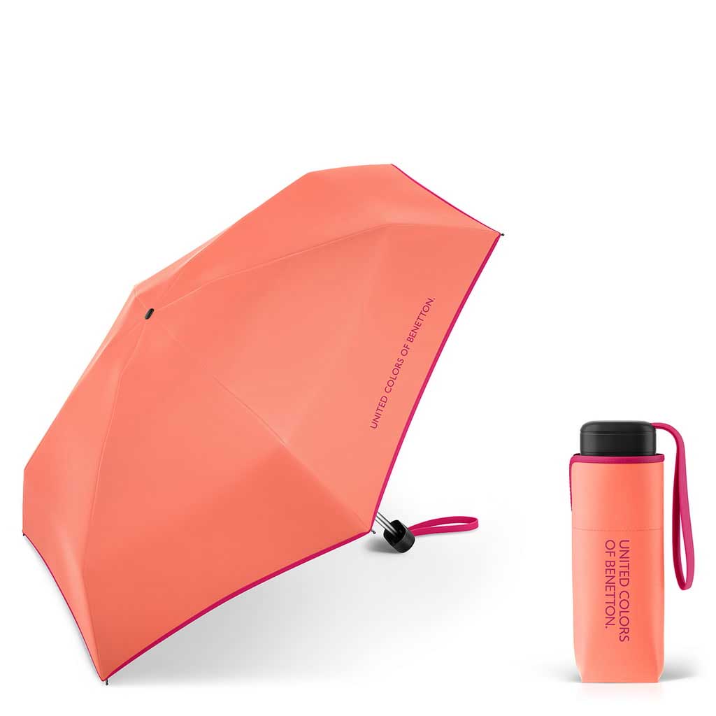 BENETTON Kišobran Ultra Mini Flat Fresh Salmon