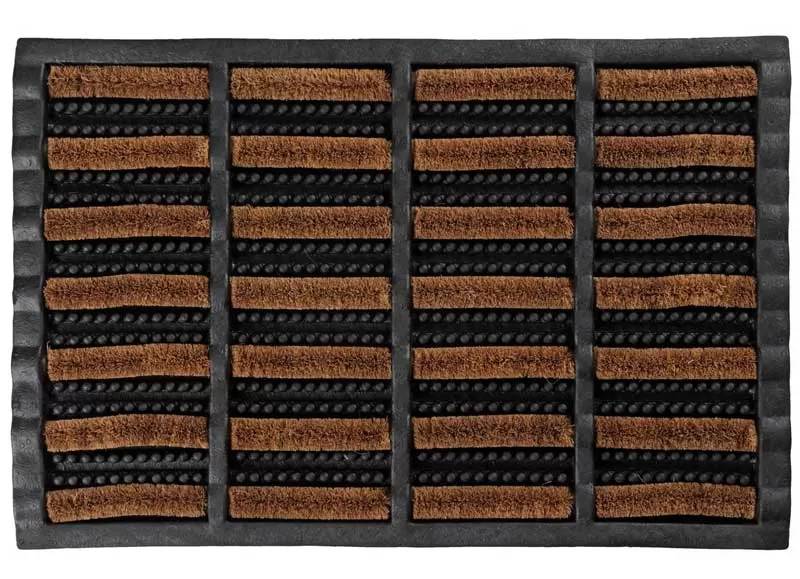 Otirač za obuću od kokosovih vlakana i gume 40x60cm