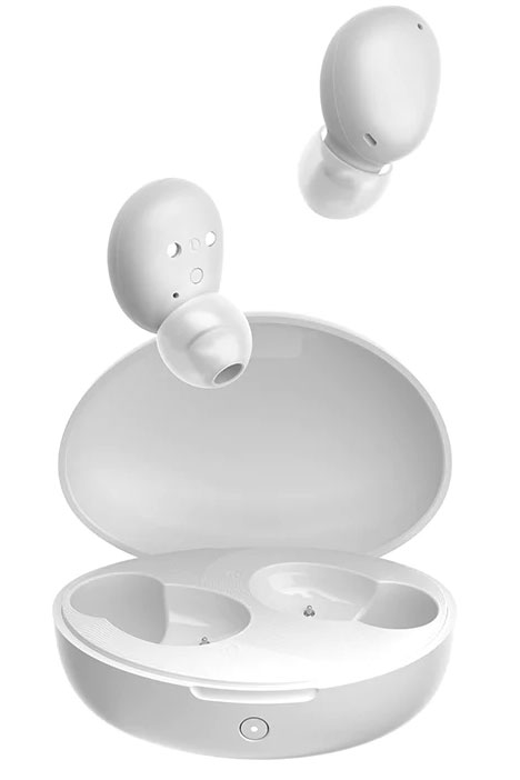 QCY T16 White True Wireless Earbuds