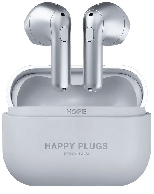 Bluetooth slušalice Happy Plugs Hope Silver