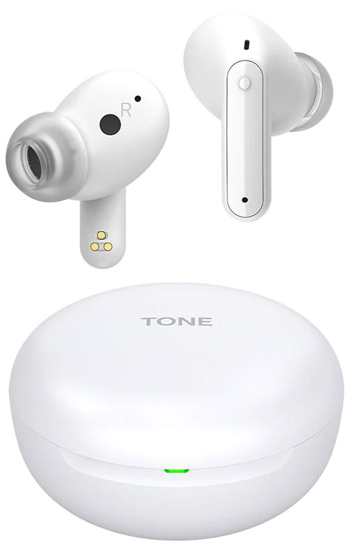 Bluetooth bubice LG TONE Free FP5 bele