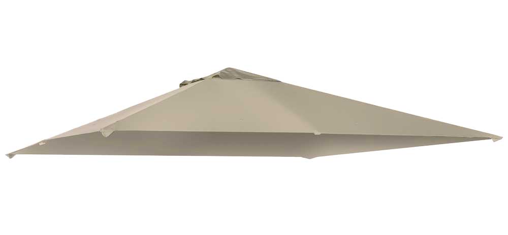 Krov Za Paviljon 3x3 m Gazebo Platno Bež