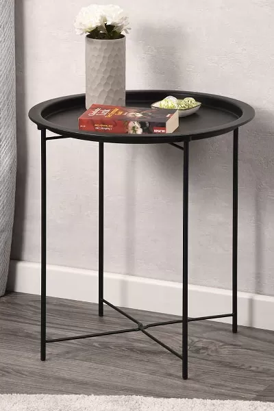 Kesper sklopivi klub stočić 40 cm crni