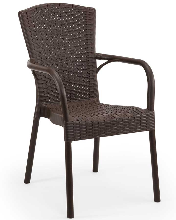 Baštenska stolica sa naslonima za ruke Tilia Royal Braon