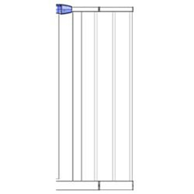 Lindam produžetak za sigurnosnu ogradicu 14cm white 44261