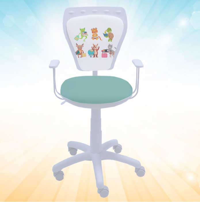 Dečija radna stolica Ministyle White School