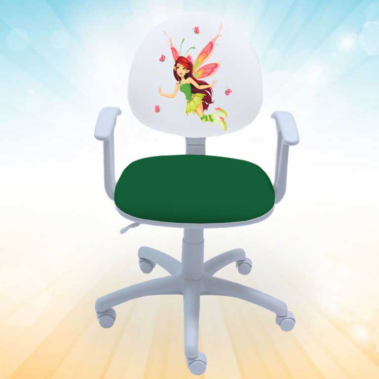 Dečija radna stolica Smart White Šumska vila