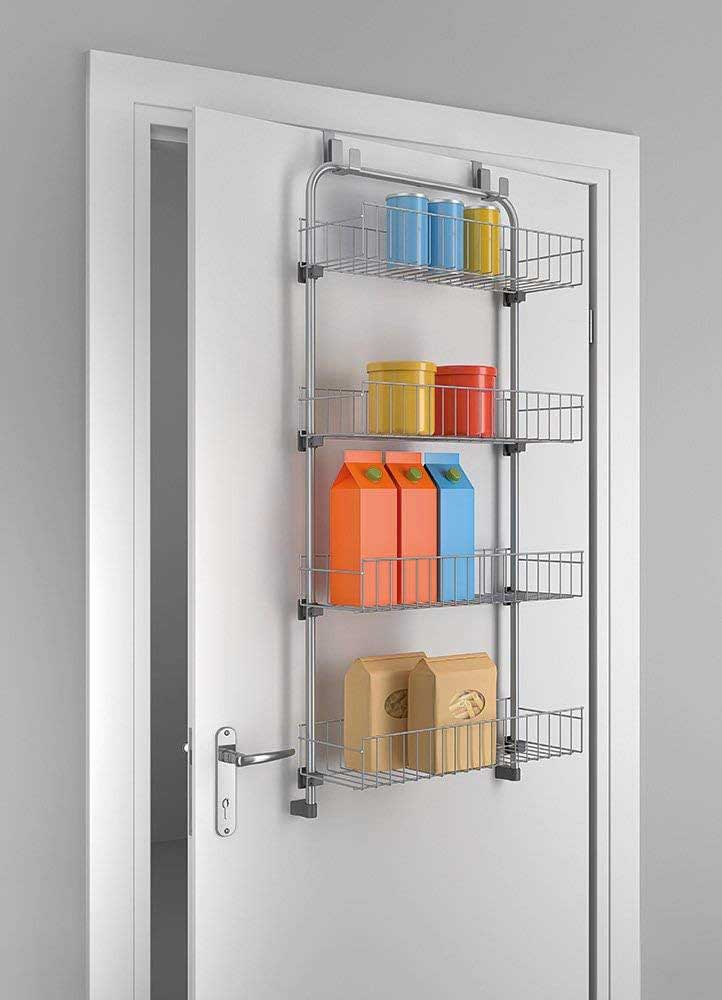 Polica Koja Se Kači Na Vrata - 4 Nivoa Metaltex Italija