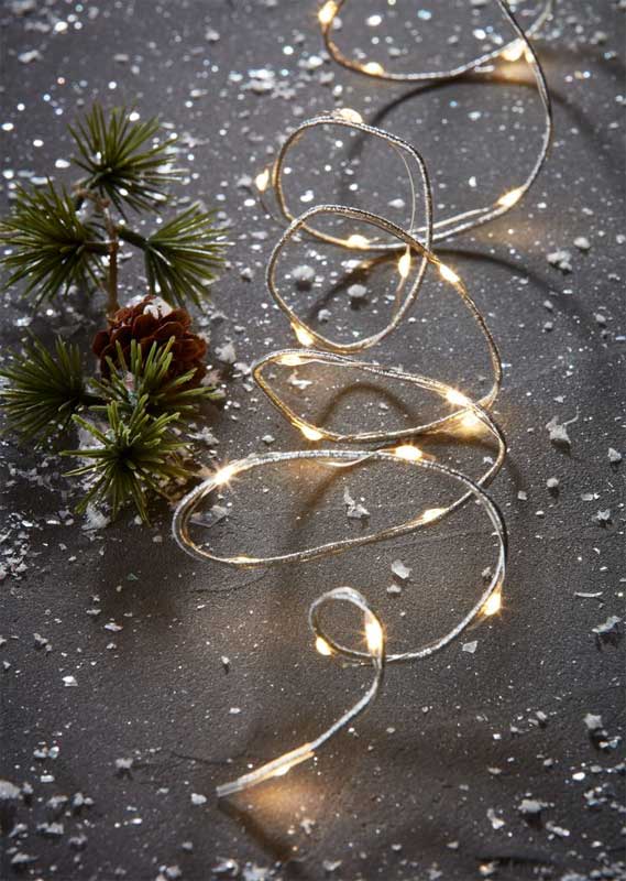 Dekorativne lampice na baterije 80LED 380cm