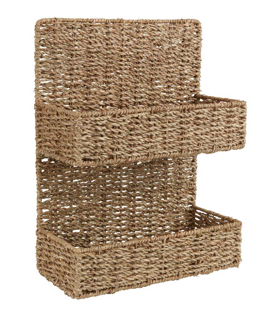 Zidna Polica Sa Dve Korpe