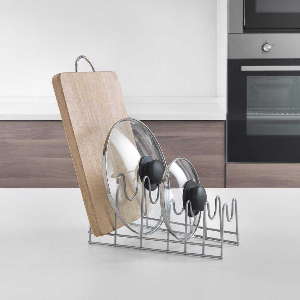 Polica Organizator Za Poklopce, Tanjire, Daske Za Seckanje Metaltex Italija - Image 1