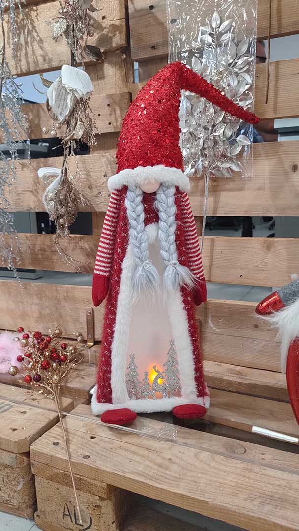 Patuljak Sa LED Plamenom 82 cm