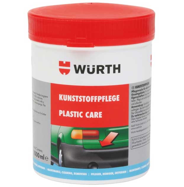 Vosak za negu plastičnih i gumenih delova na vozilu 1000ml Wurth - Image 1