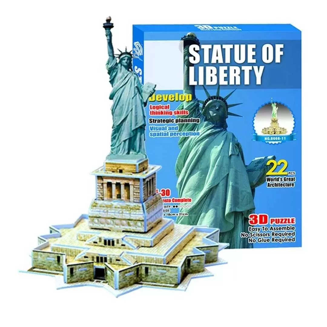 3D Puzzle Statue Of Liberty - World's Greatest Architecture