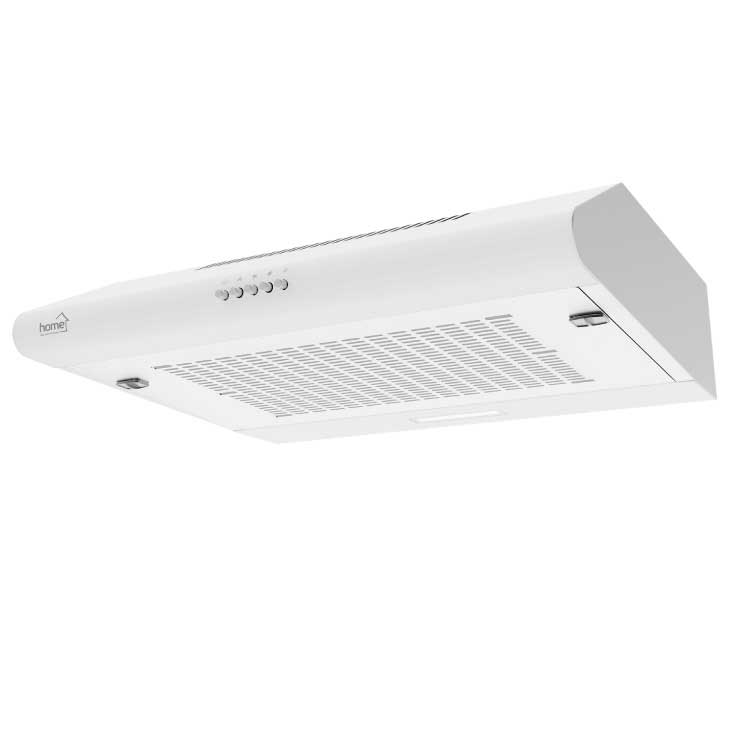 Home Kuhinjski aspirator sa dva motora i ugljenim filterima Hurricane White