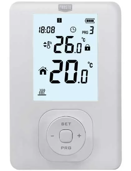 Digitalni termostat na baterije sa mogućnošću programiranja Prosto DST-304H