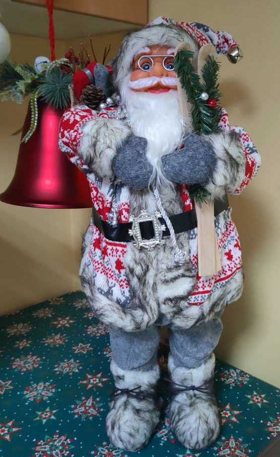 Deda Mraz Figura Juplauf 2023 Grey 65 cm - Image 1