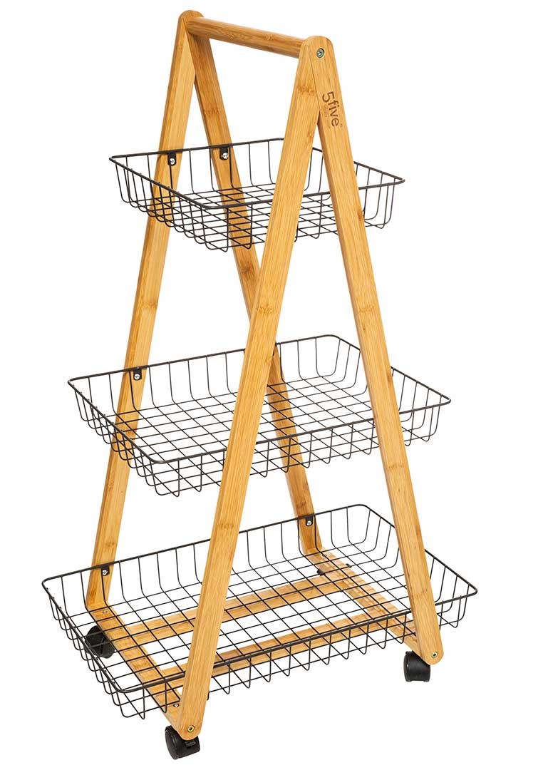 Kuhinjska Polica Merdevine Sa Točkićima