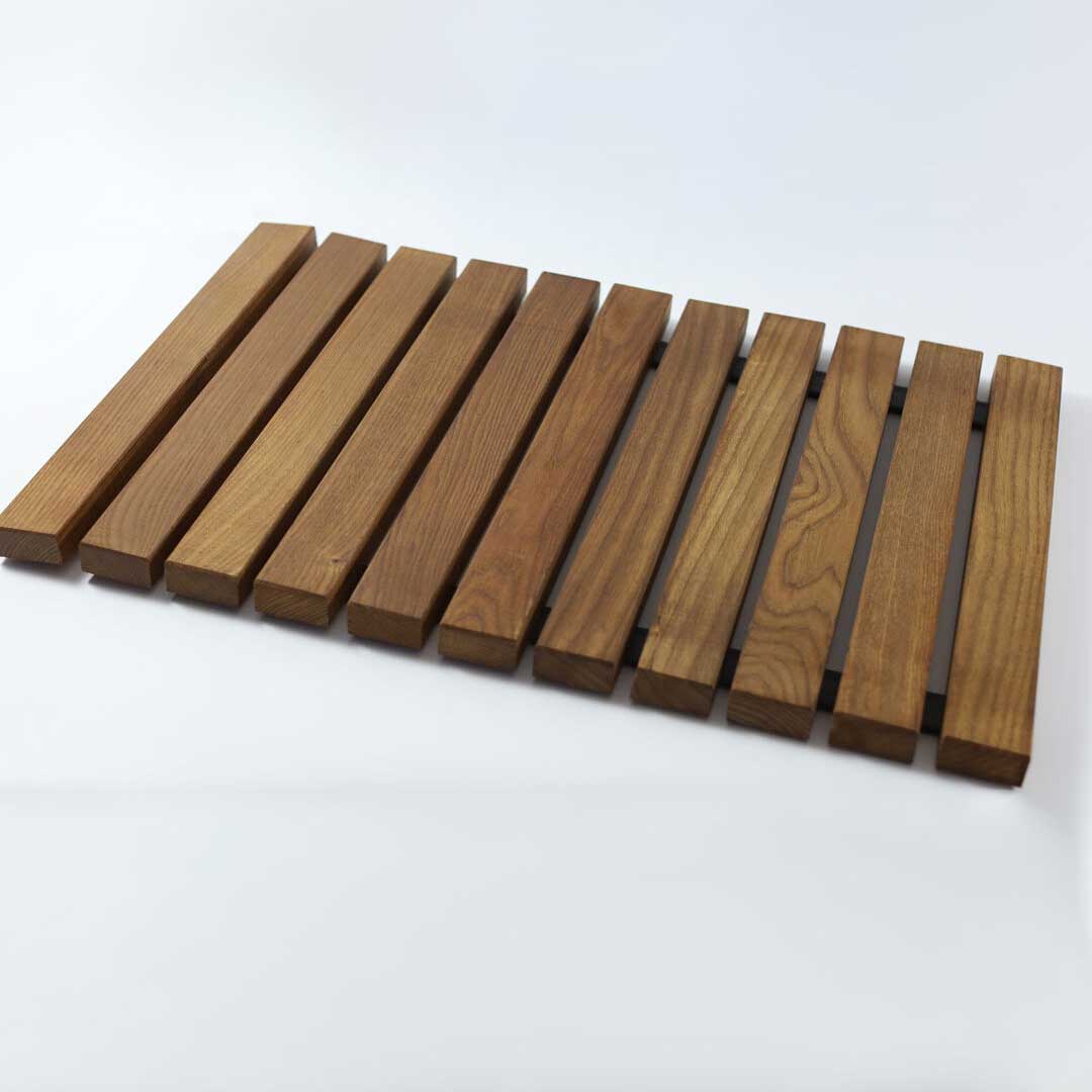 Drvena Prostirka Za Kupatilo, Tuš Kabinu, Saunu 80 x 40 cm - Image 1